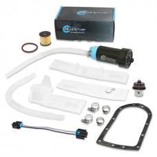 Quantum Fuel Systems OEM Replacement In-Tank EFI Fuel Pump w/ Fuel Pressure Regulator, Tank Seal, Fuel Filter, Strainer for the Harley Davidson Fat Bob '08-17, Super Glide '06-14, Wide Glide '04-08